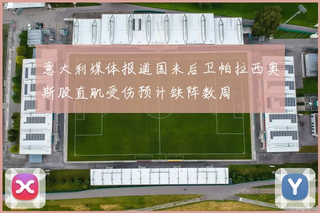 意大利媒体报道国米后卫帕拉西奥斯股直肌受伤预计缺阵数周